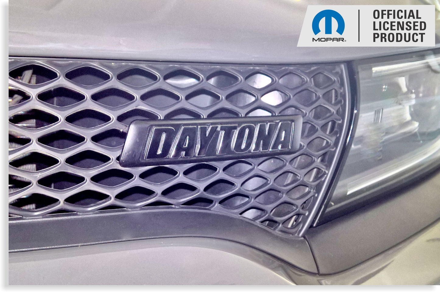 DAYTONA Grille Emblem Overlay Decal  - 17-23 Charger Daytona