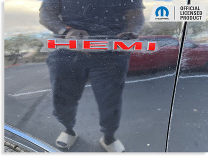 HEMI Fender Emblem Overlay Decal Stickers - 2020-2026 Durango R/T