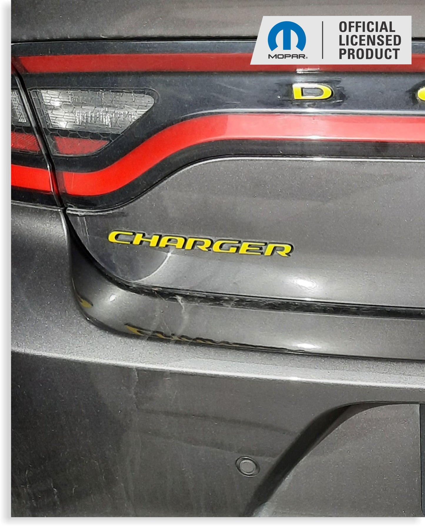 CHARGER Trunk Emblem Overlay Decal - 2015-2023 Charger