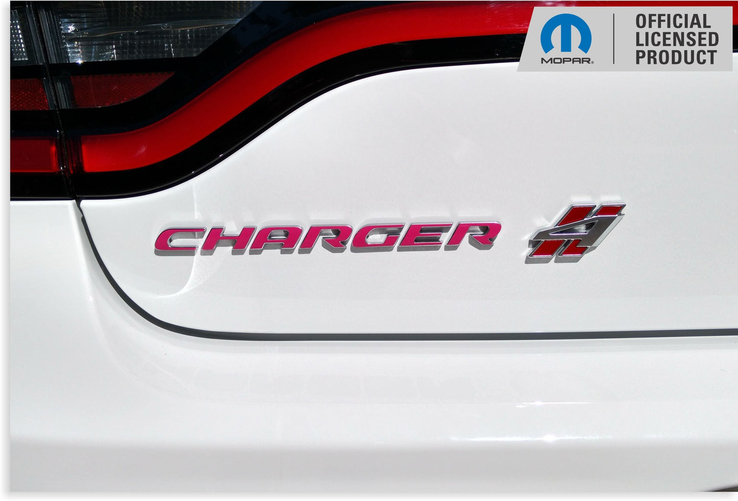 CHARGER Trunk Emblem Overlay Decal - 2015-2023 Charger