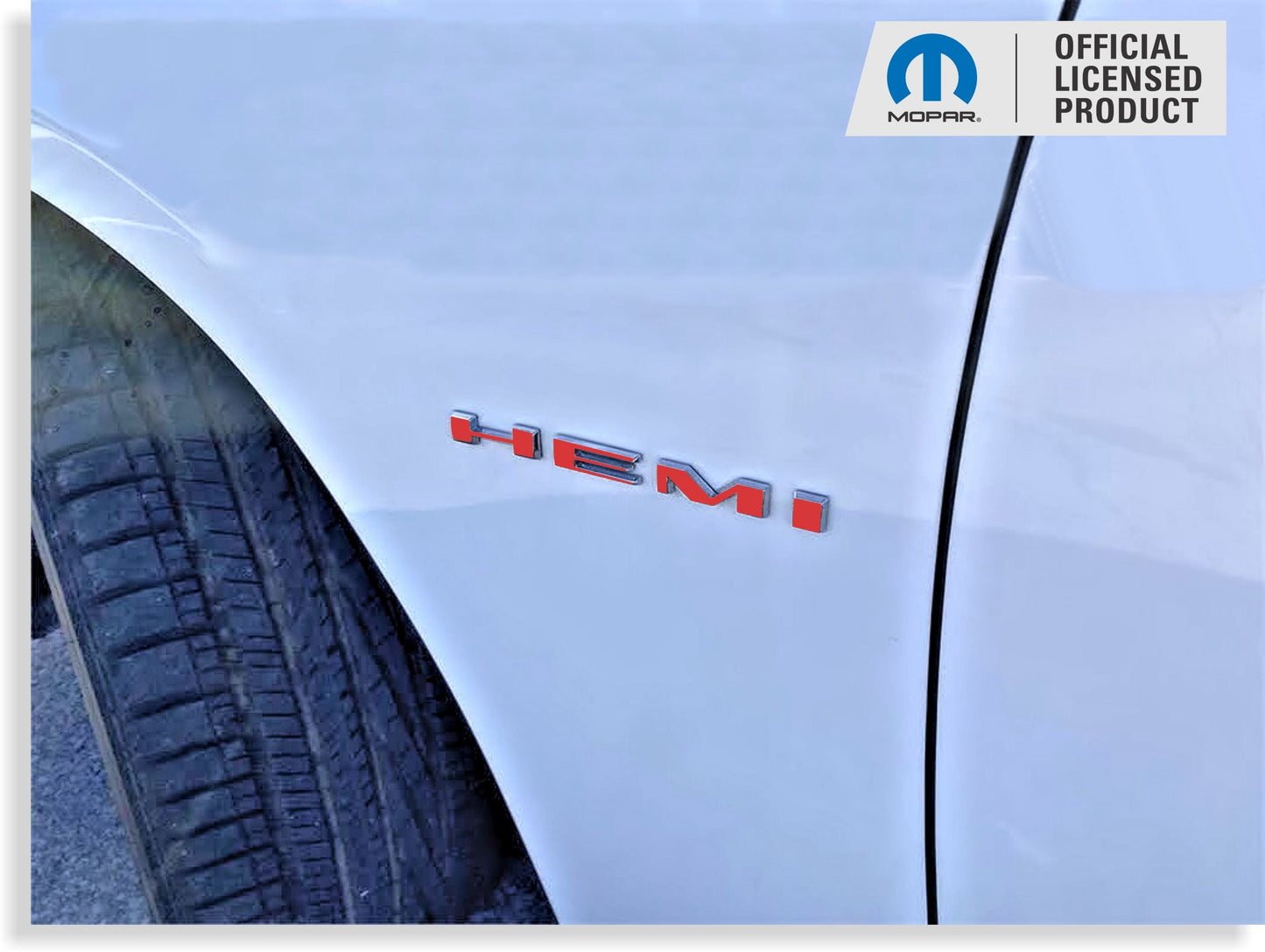 Hemi Fender Emblem Overlay Decals (pair)  - 2020-2022 Charger R/T