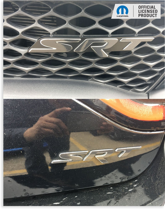 SRT Emblem Overlay Decals - 2015-2018 Charger SRT 392