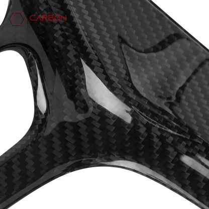 Real carbon fiber center console cover for 2015-2023 Dodge Challenger