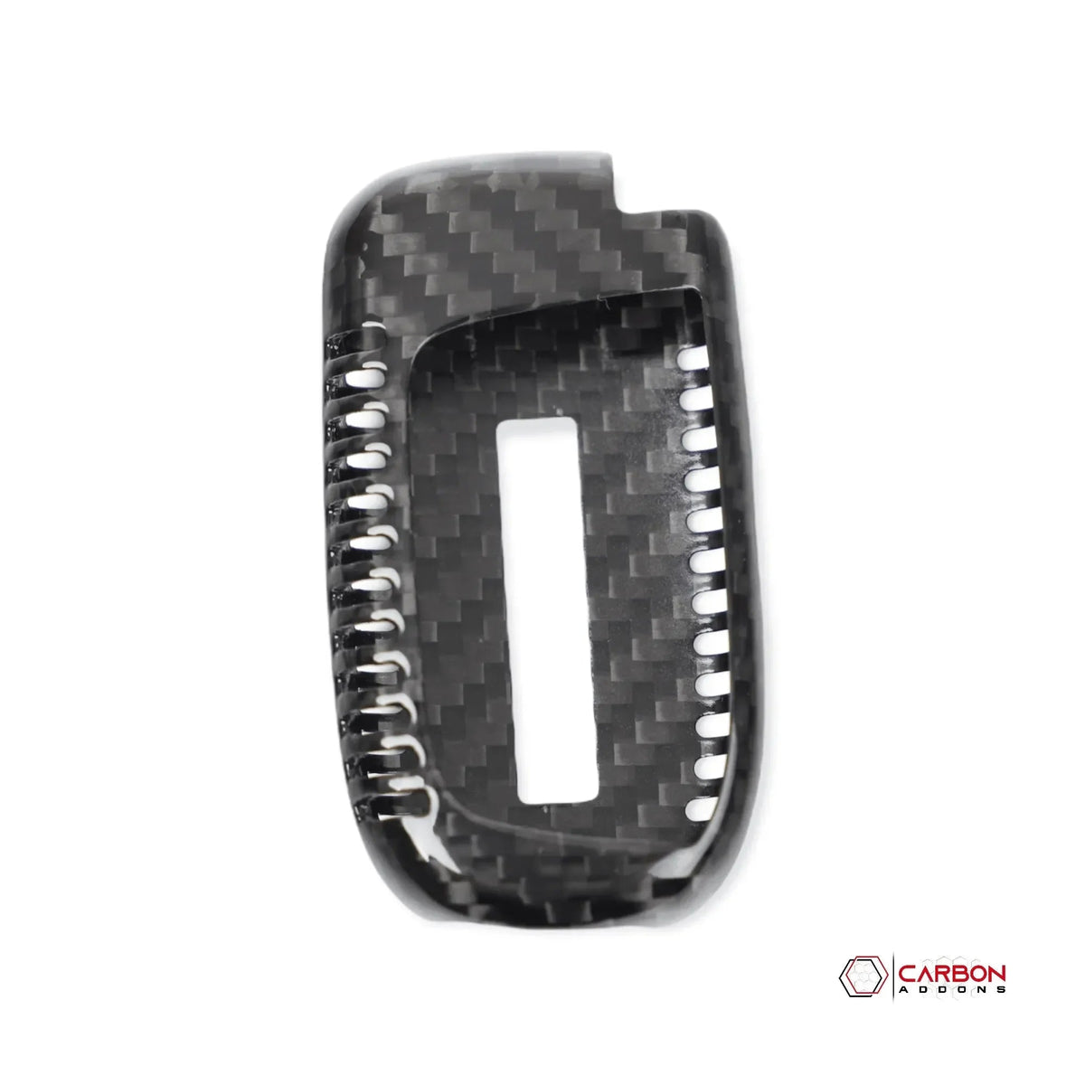 Real Carbon Fiber Key fob Cover for 2011-2023 Dodge Charger Challenger Durango Jeep Chrysler