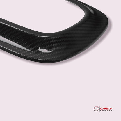 Real Carbon Fiber Taillight Trim Bezel Cover for 2015-2023 Dodge Challenger