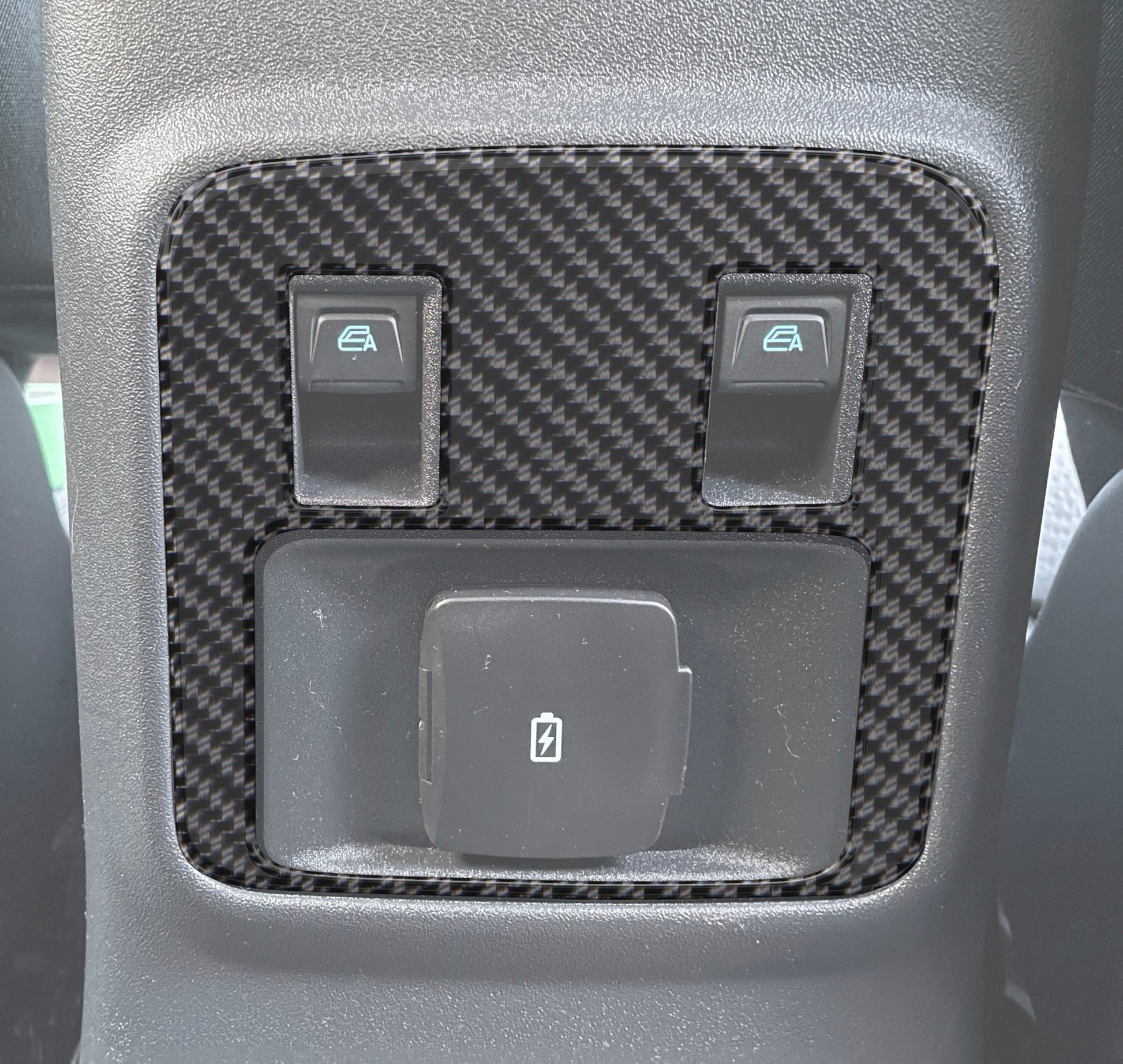 Rear Center Console Accent Overlays Fits 2021 - 2026 Ford Bronco - Speedlogix