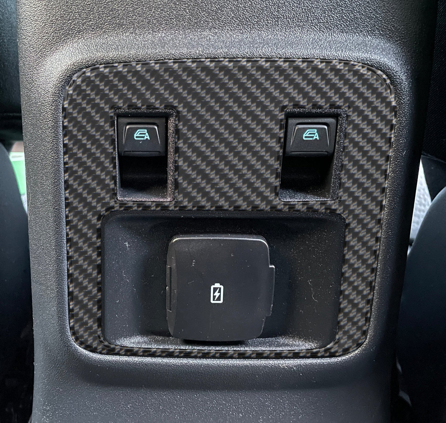 Rear Center Console Accent Overlays Fits 2021 - 2026 Ford Bronco - Speedlogix