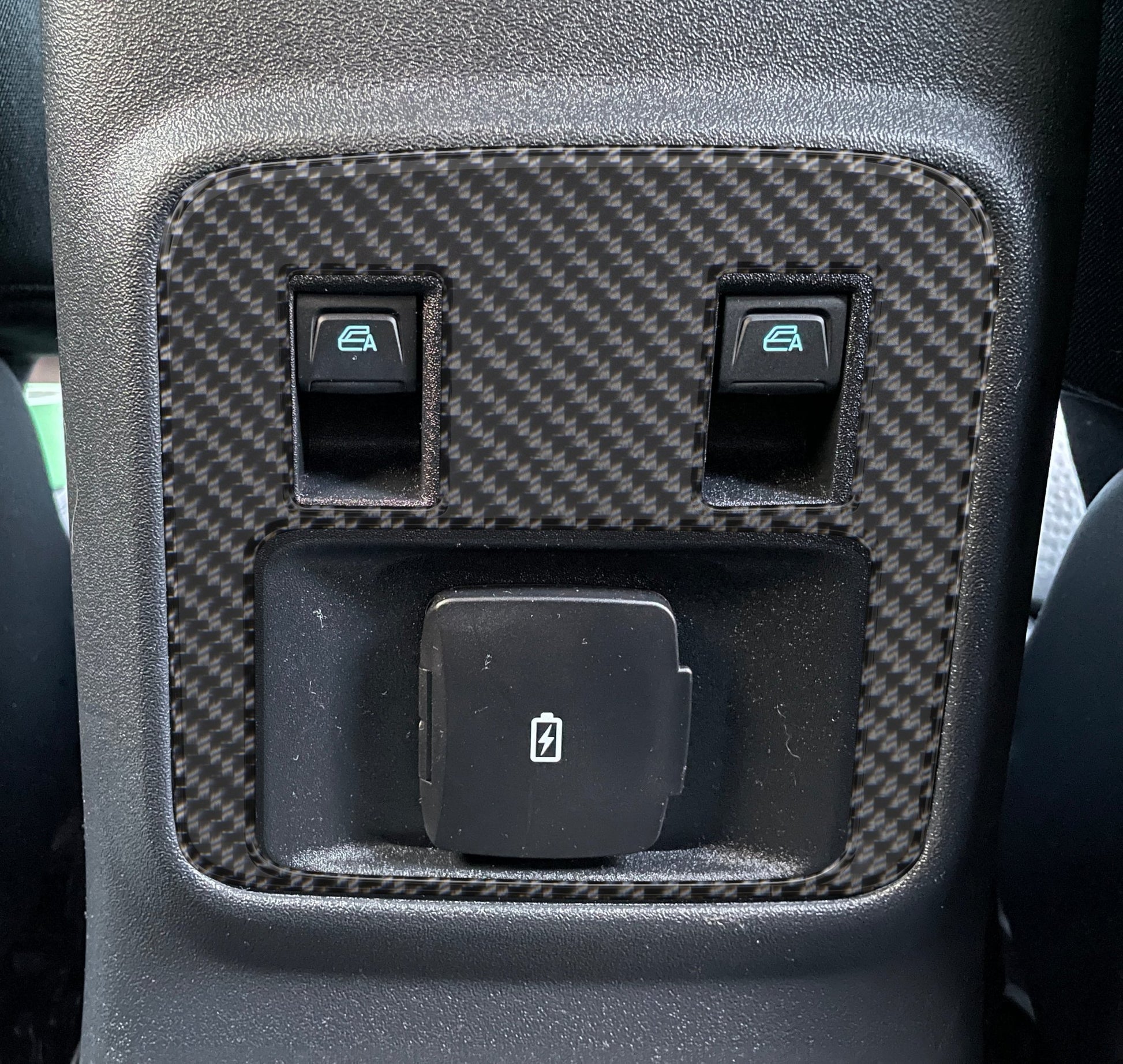 Rear Center Console Accent Overlays Fits 2021 - 2026 Ford Bronco - Speedlogix