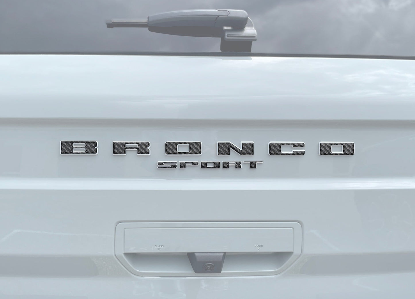 Rear Liftgate Letter Overlays Fits 2021 - 2026 Ford Bronco Sport - Speedlogix
