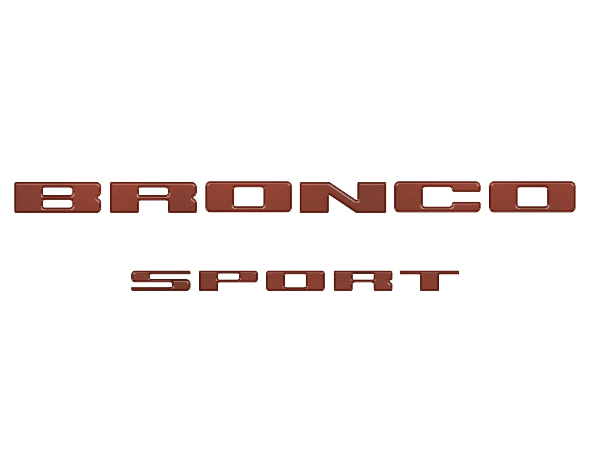 Rear Liftgate Letter Overlays Fits 2021 - 2026 Ford Bronco Sport - Speedlogix