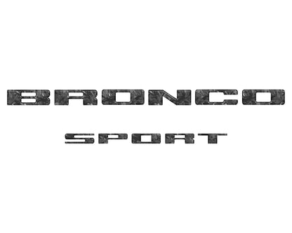 Rear Liftgate Letter Overlays Fits 2021 - 2026 Ford Bronco Sport - Speedlogix