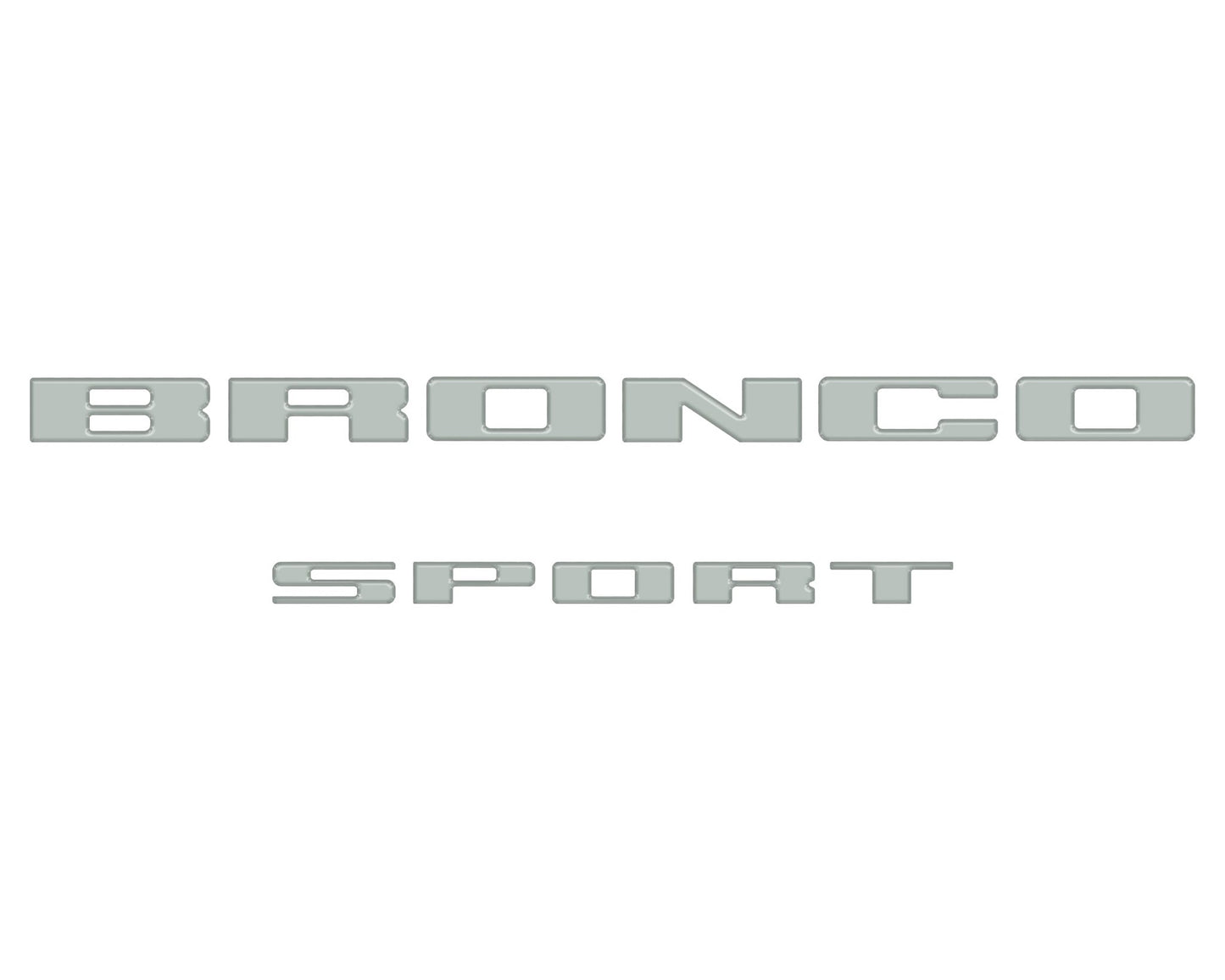 Rear Liftgate Letter Overlays Fits 2021 - 2026 Ford Bronco Sport - Speedlogix