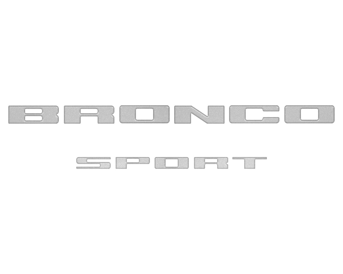 Rear Liftgate Letter Overlays Fits 2021 - 2026 Ford Bronco Sport - Speedlogix