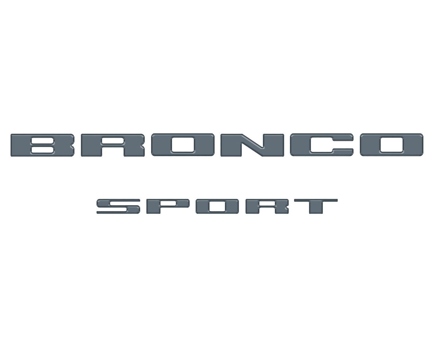 Rear Liftgate Letter Overlays Fits 2021 - 2026 Ford Bronco Sport - Speedlogix