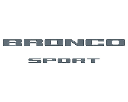 Rear Liftgate Letter Overlays Fits 2021 - 2026 Ford Bronco Sport - Speedlogix