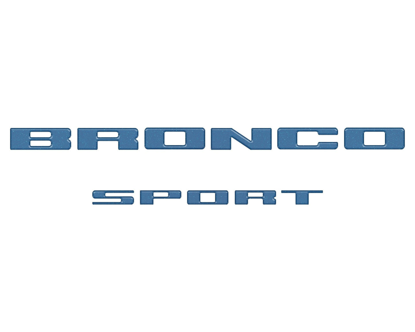 Rear Liftgate Letter Overlays Fits 2021 - 2026 Ford Bronco Sport - Speedlogix