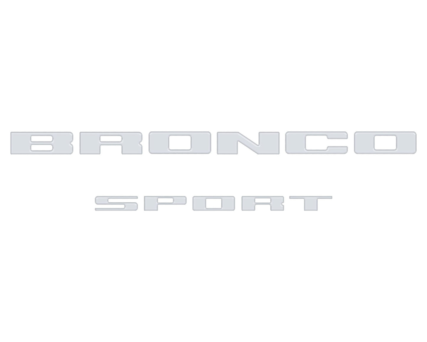 Rear Liftgate Letter Overlays Fits 2021 - 2026 Ford Bronco Sport - Speedlogix