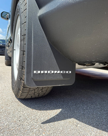 Rear Mudflap Letter Inserts Fits 2021 - 2026 Ford Bronco Sport - Speedlogix