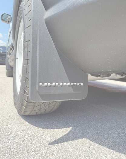 Rear Mudflap Letter Inserts Fits 2021 - 2026 Ford Bronco Sport - Speedlogix