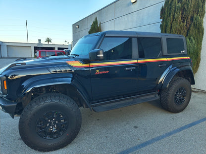 Retro Side Stripe Decals for 2021 - 2025 Ford Bronco (x2) - Speedlogix