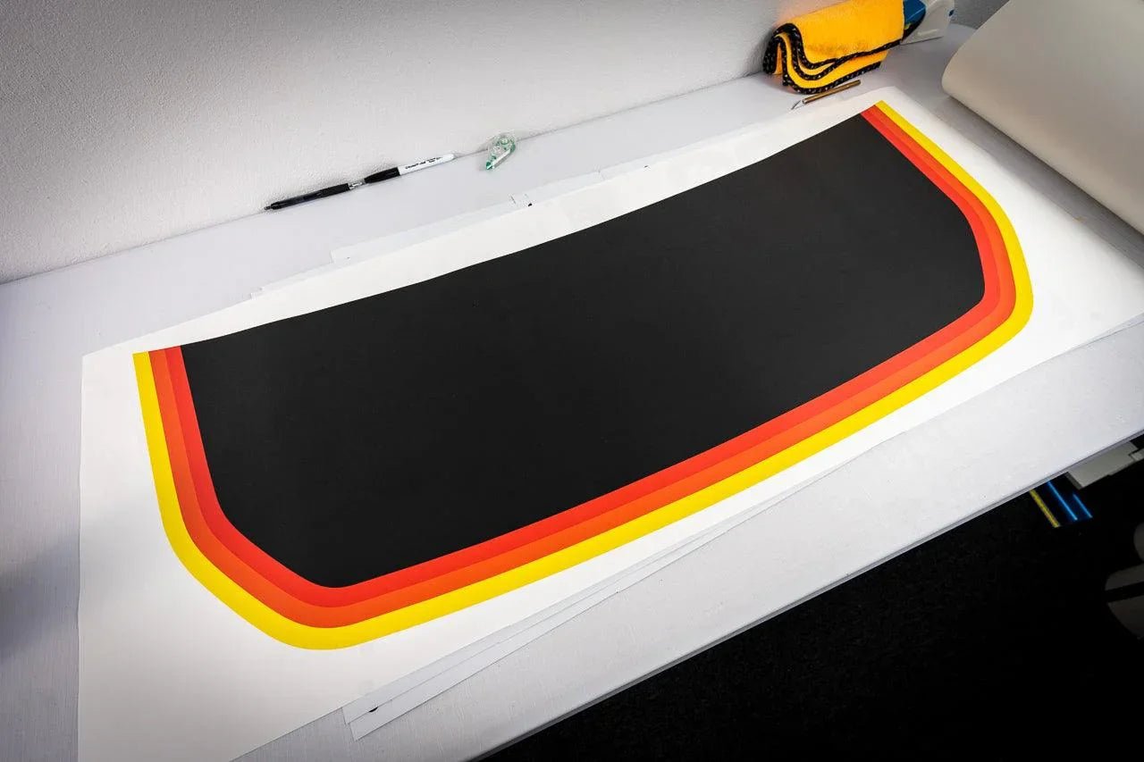 Retro Stripes Hood Overlay (Matte or Gloss) - 2021+ Bronco - Speedlogix
