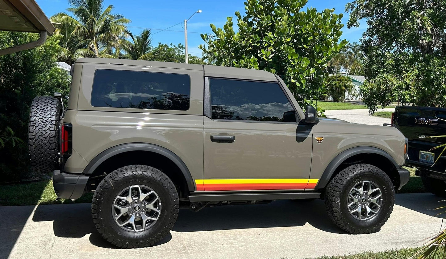 Retro Vintage Lower Door Protection - 2021+ Bronco - Speedlogix