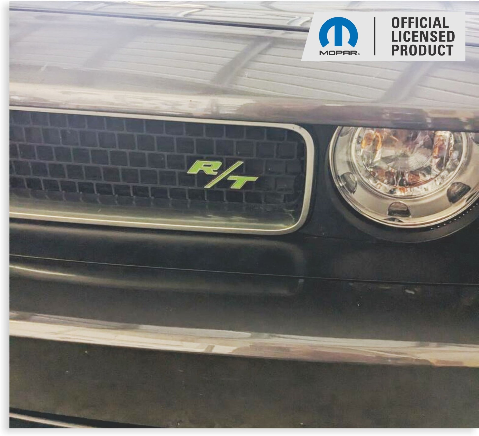 R/T Grille Emblem Inlay Decal - 2009 - 2014 Challenger R/T - Speedlogix