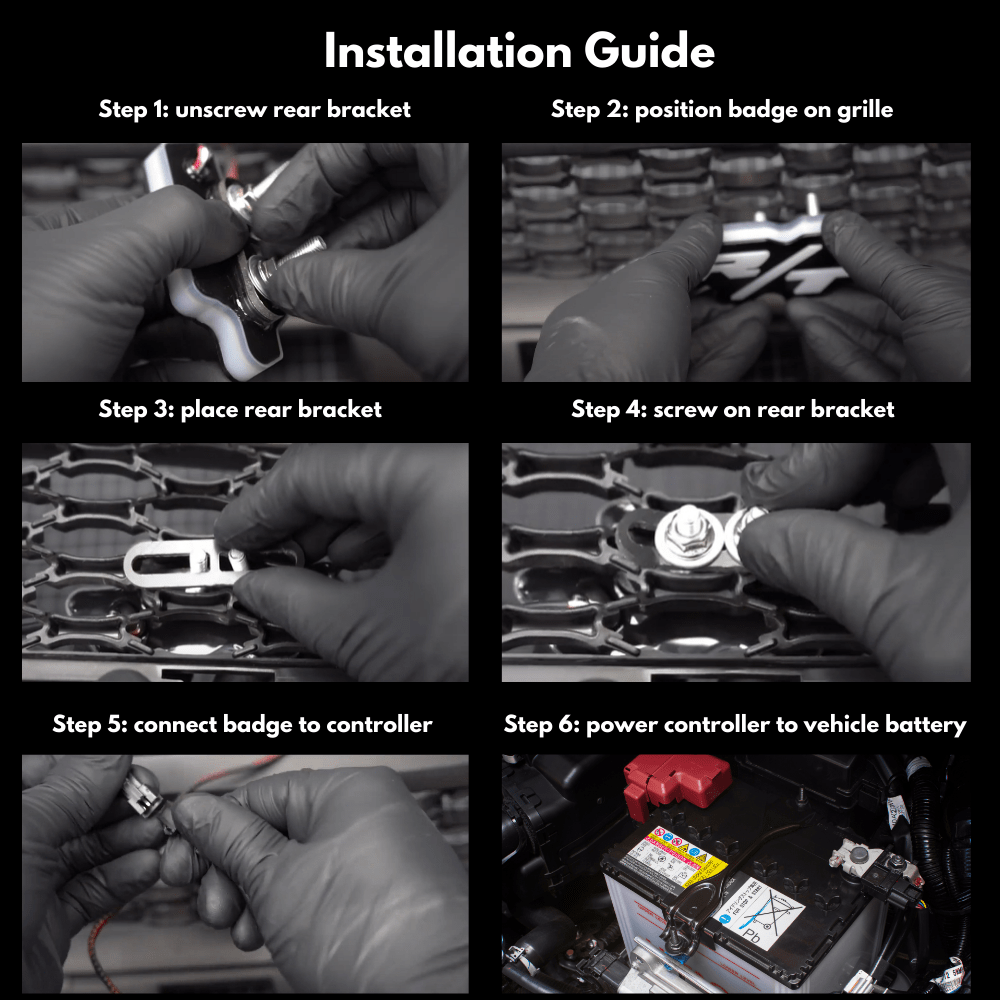 RT LED Badge: (Multicolor Flow) - Speedlogix