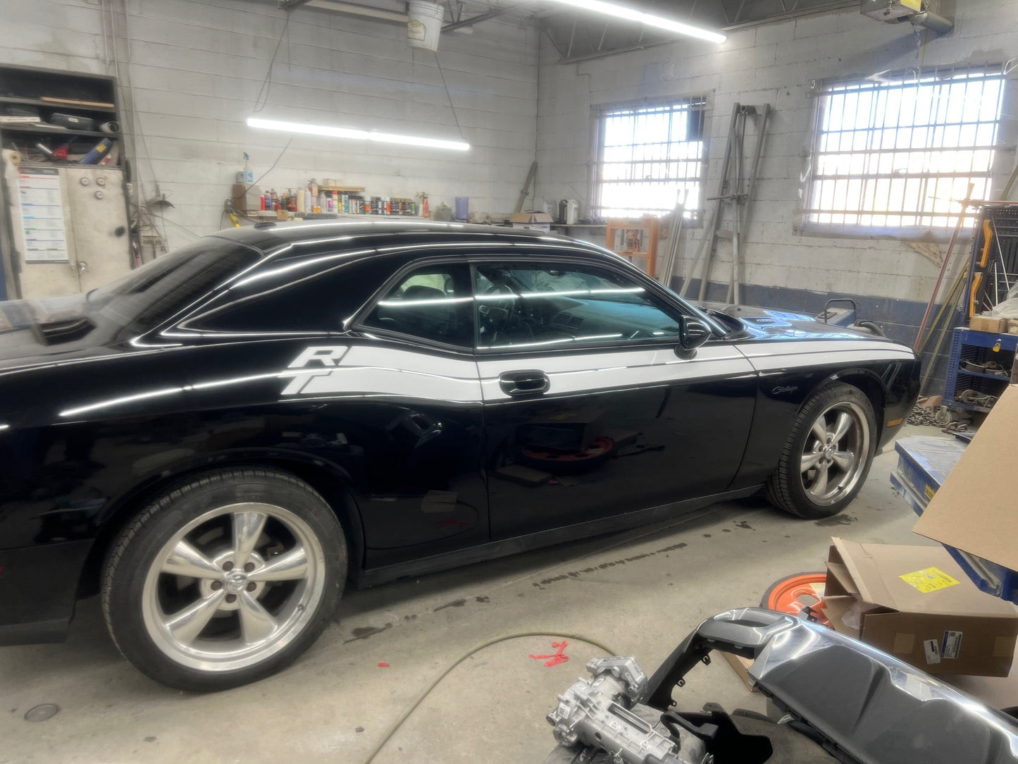 RT Side Stripe Decals for 2008 - 2014 Dodge Challenger (x2) - Speedlogix