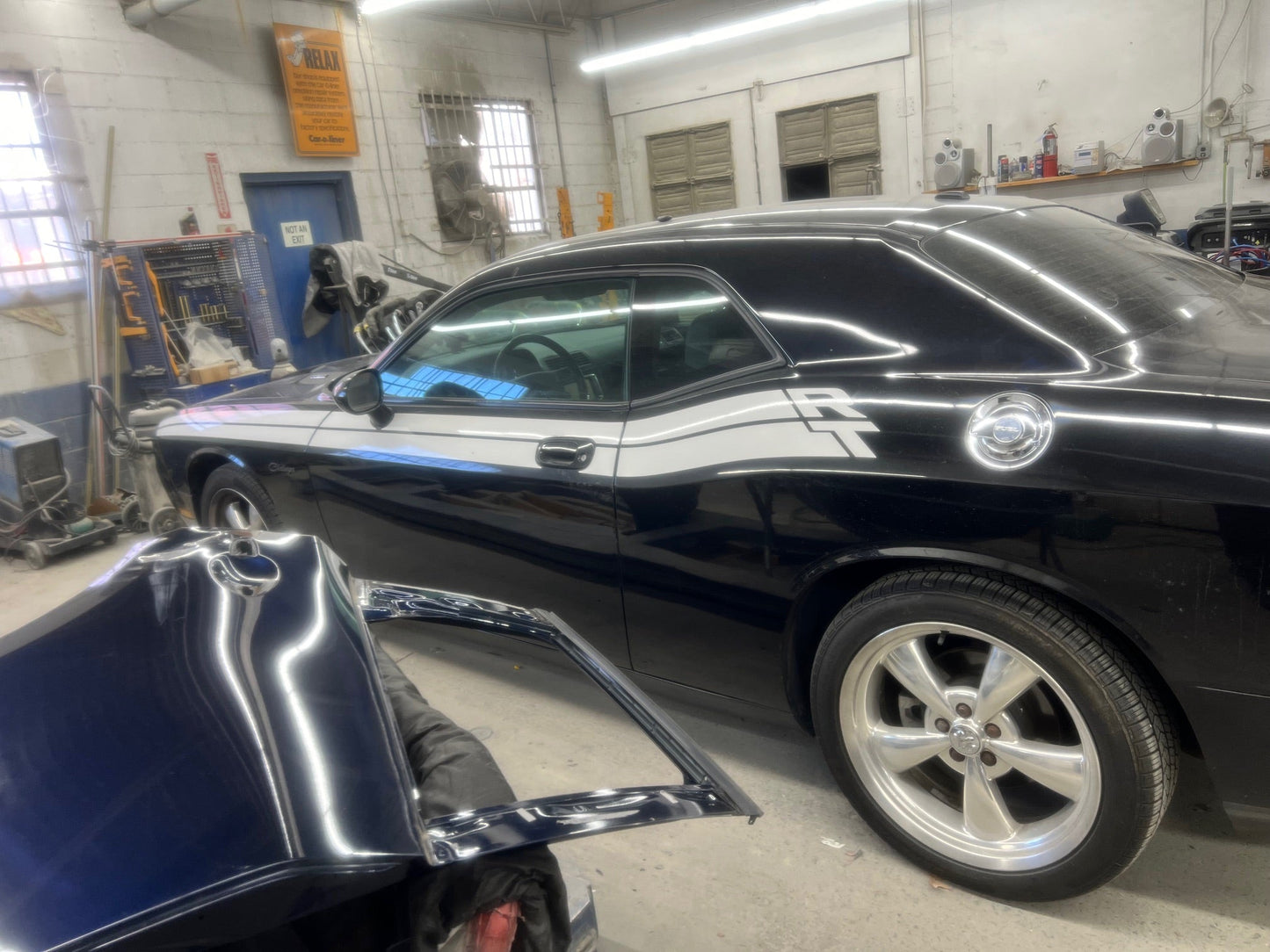 RT Side Stripe Decals for 2008 - 2014 Dodge Challenger (x2) - Speedlogix