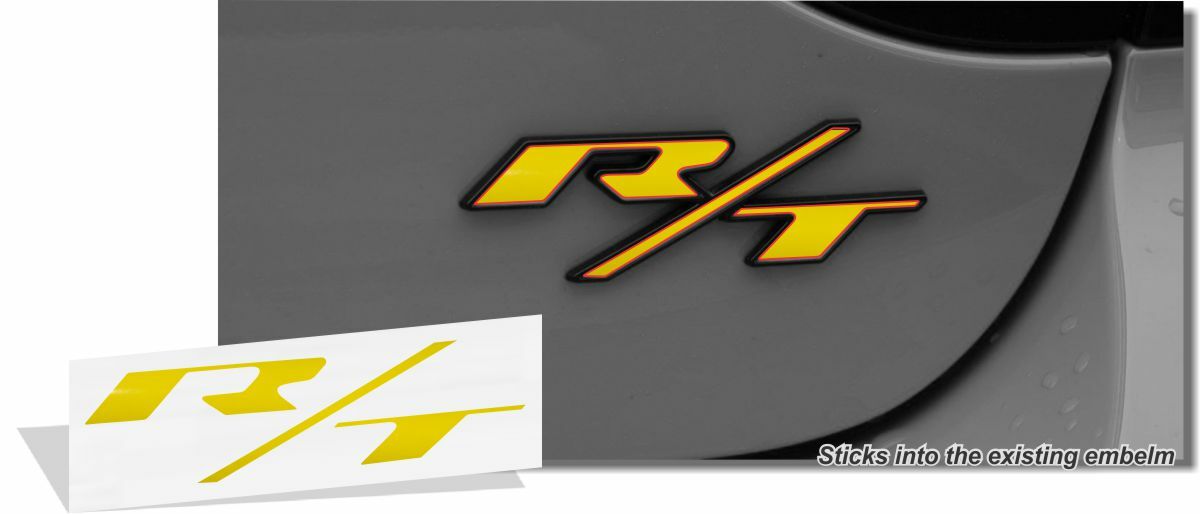 R/T Trunk Emblem Inlay Decal - 15 - 18 Charger RT Scat Pack - Speedlogix