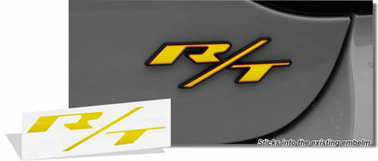 R/T Trunk Emblem Inlay Decal - 15 - 18 Charger RT Scat Pack - Speedlogix