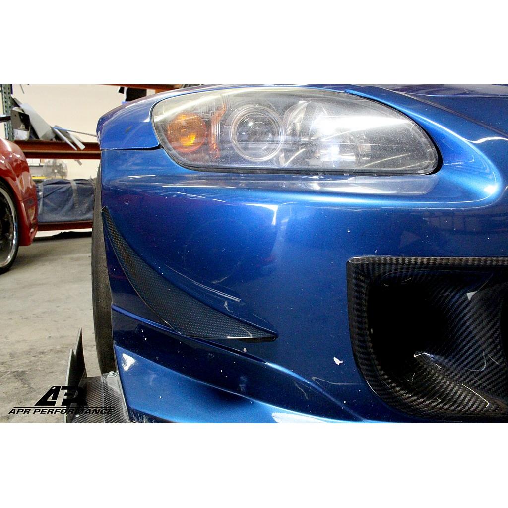 S2000 AP2 Carbon Fiber Front Bumper Canard 2004 - 2009 - Speedlogix