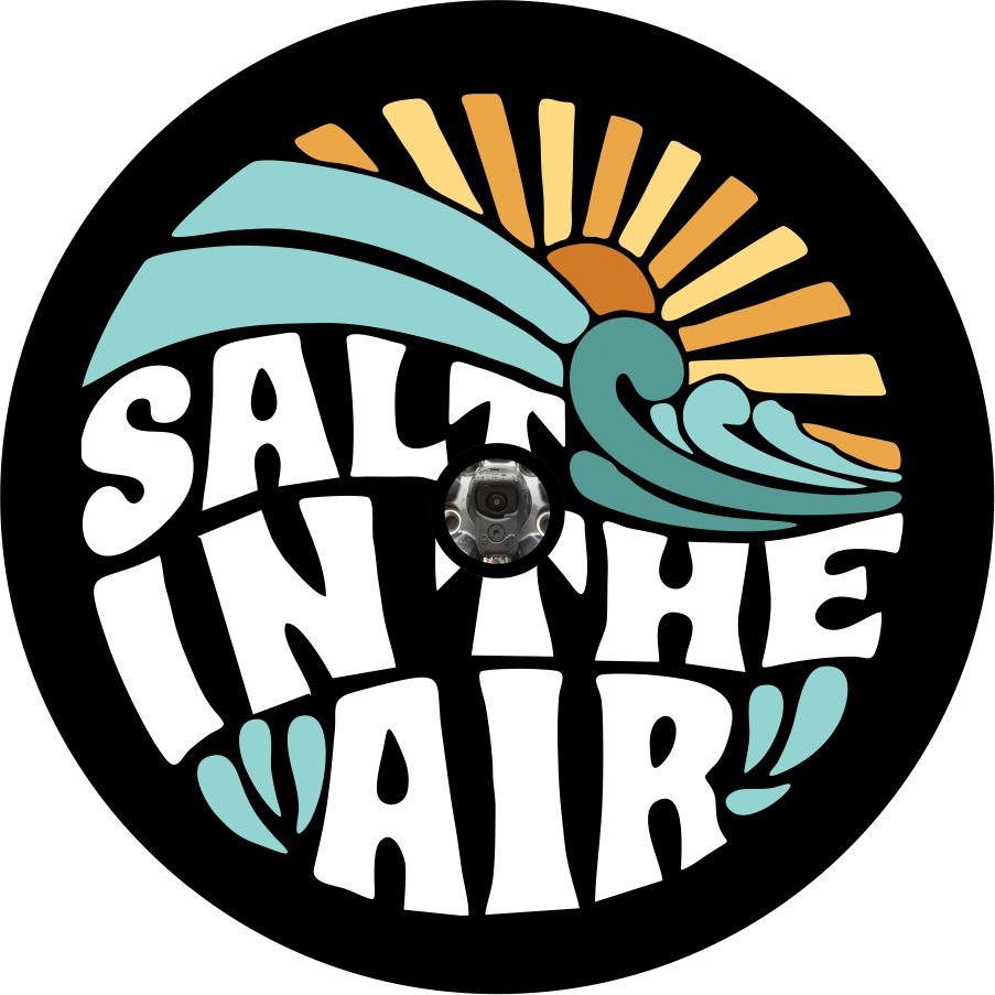 Salt in the Air with Sun Rays Bronco Spare Tire Cover - Speedlogix