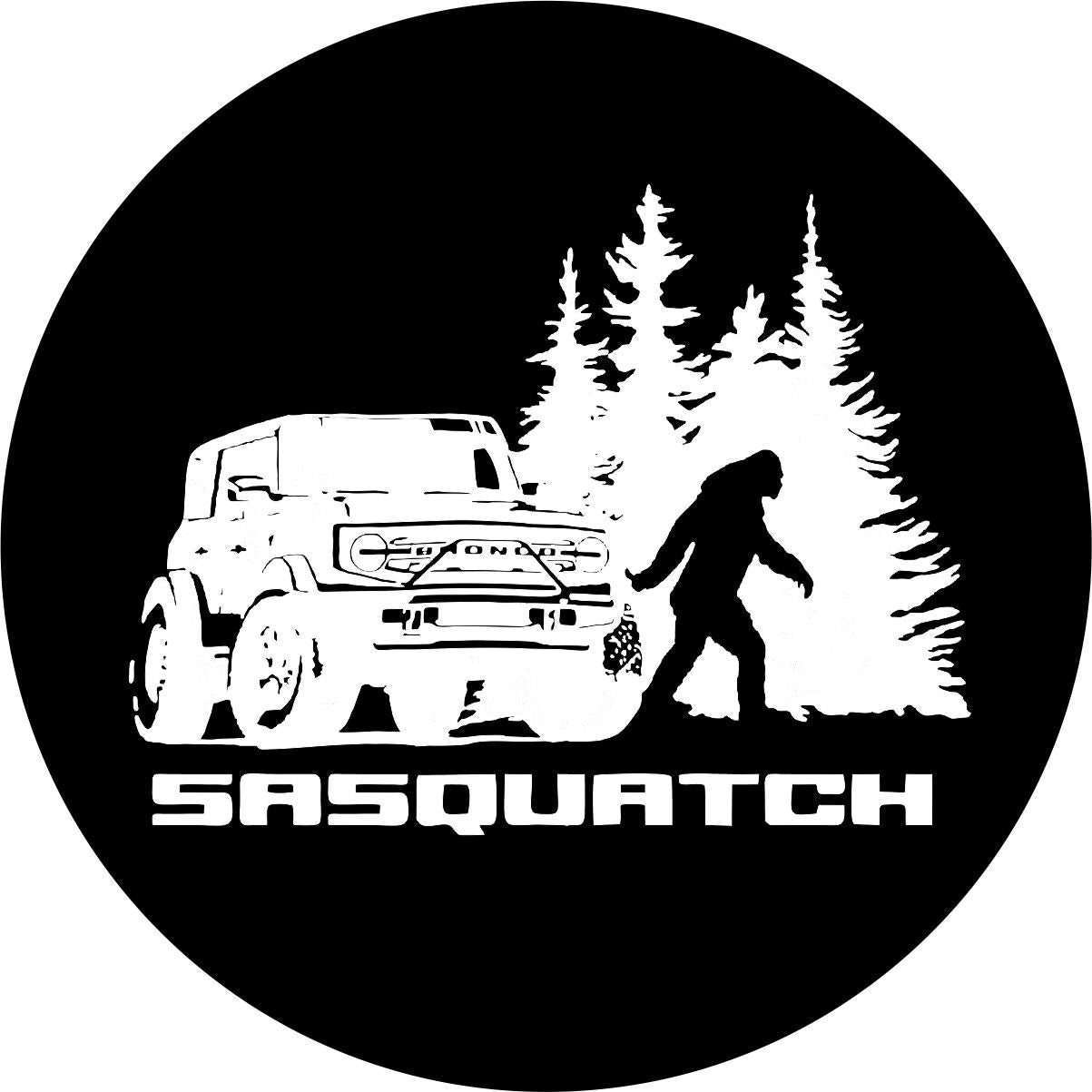 Sasquatch or Bigfoot Bronco Spare Tire Cover - Speedlogix