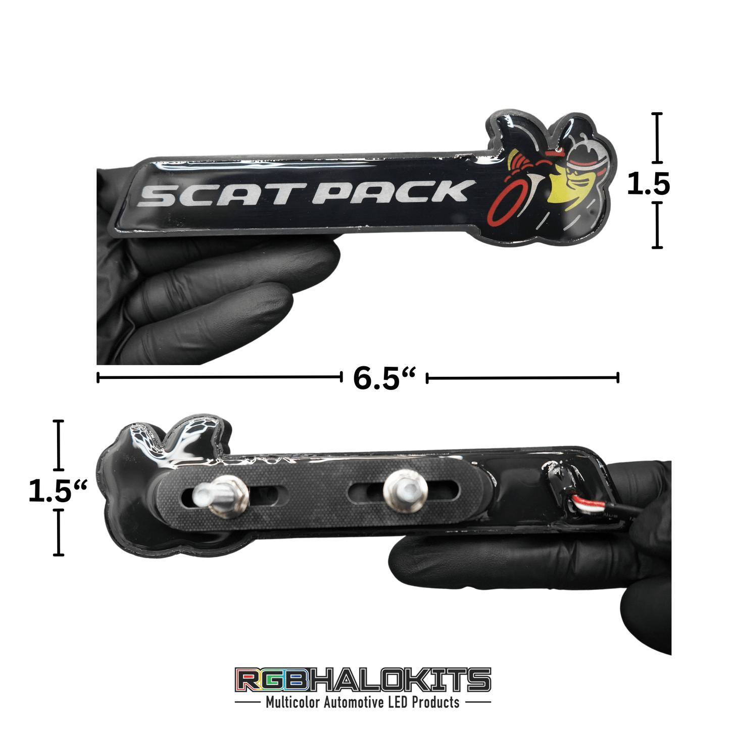 Scatpack LED Emblem Badge (Multicolor Flow) - Speedlogix