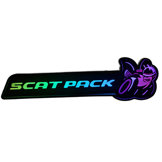 Scatpack LED Emblem Badge (Multicolor Flow) - Speedlogix