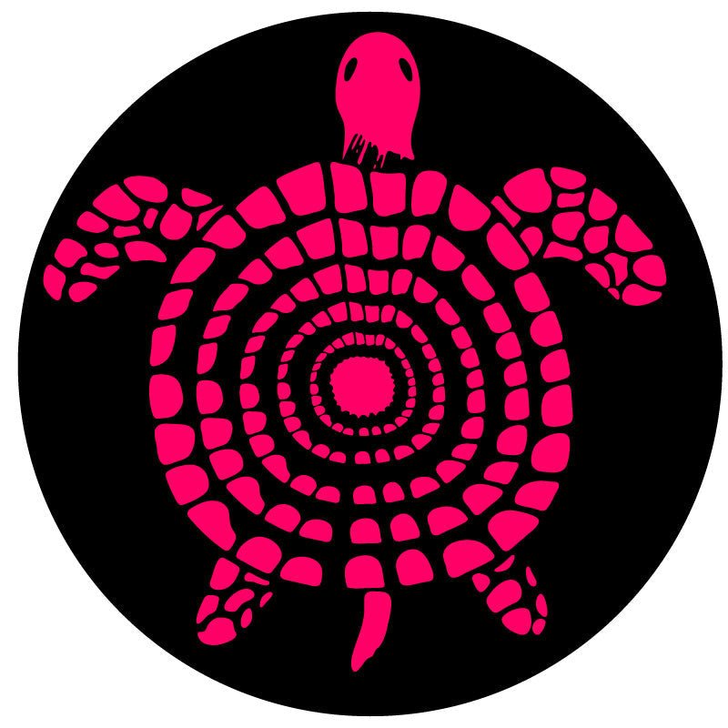 Sea Turtle - Pink Spare Tire Cover - Speedlogix
