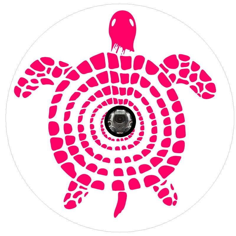 Sea Turtle - Pink Spare Tire Cover - Speedlogix