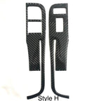 [Set] Carbon Fiber Door Window Switch Panel Overlay for Chevrolet Camaro 2010-2015