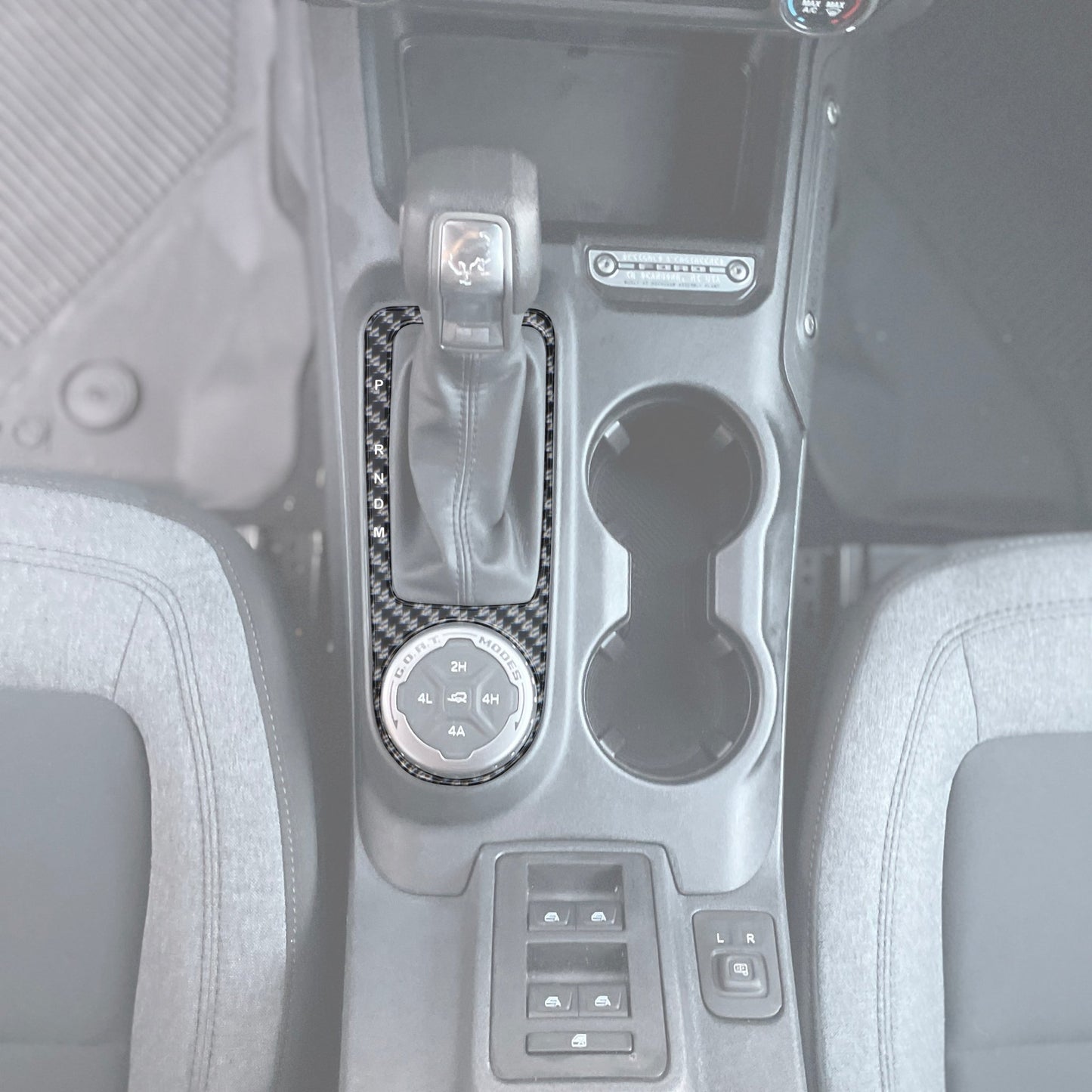 Shifter Accent Overlay Fits 2021 - 2026 Ford Bronco - Speedlogix