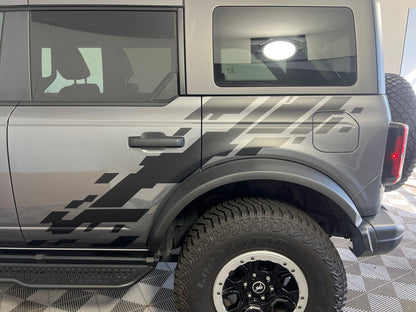Side Decals for 2021 - 2025 Ford Bronco (x2) - Speedlogix