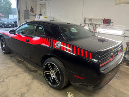 Side Strobe Stripe Decals for 2014 - 2024 Dodge Challenger (x2) - Speedlogix