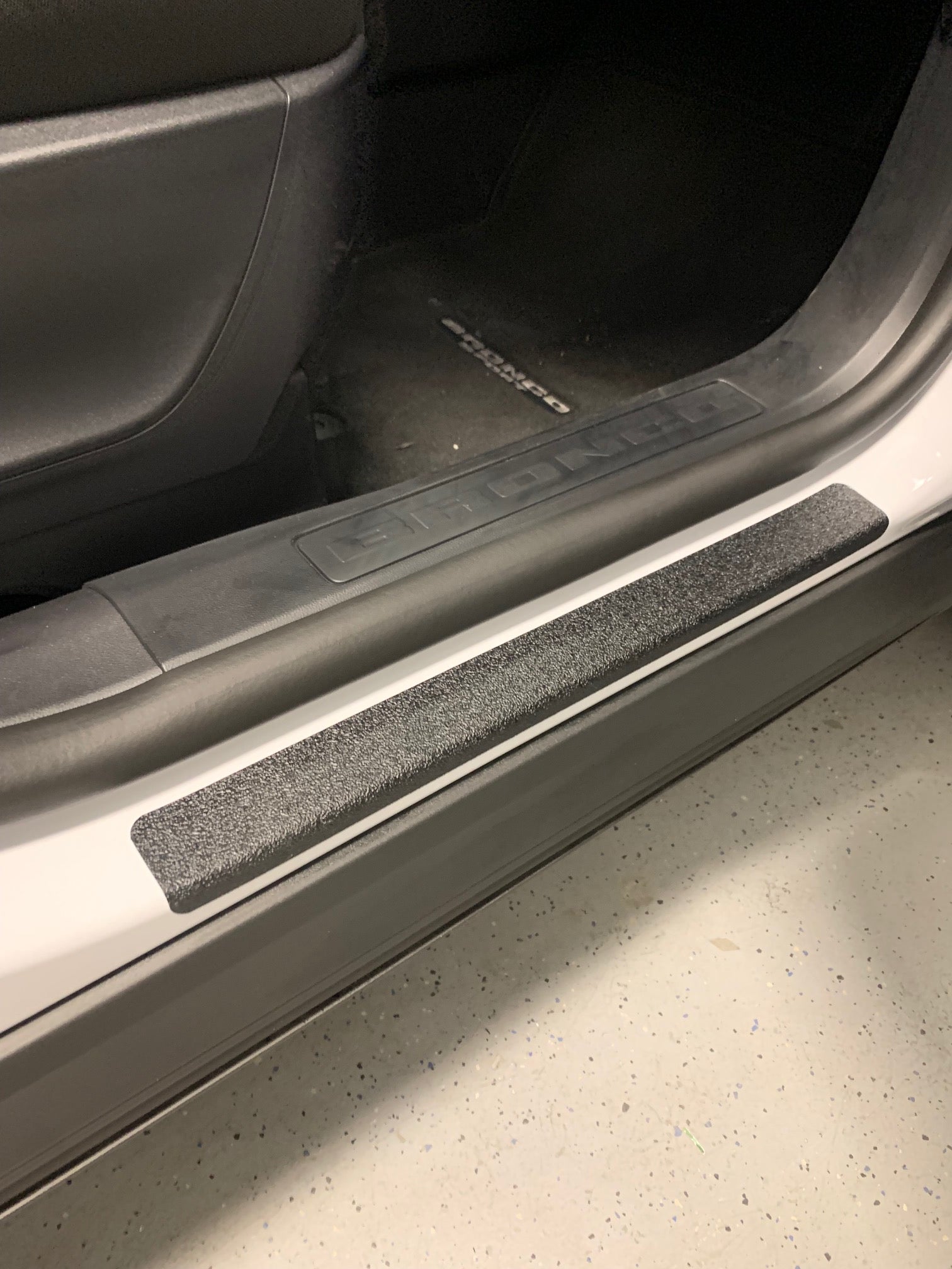 Sill Plate Protection Stone Guard Adhesive Decals for 2021 - 2024 Ford Bronco Sport (x4) - Speedlogix