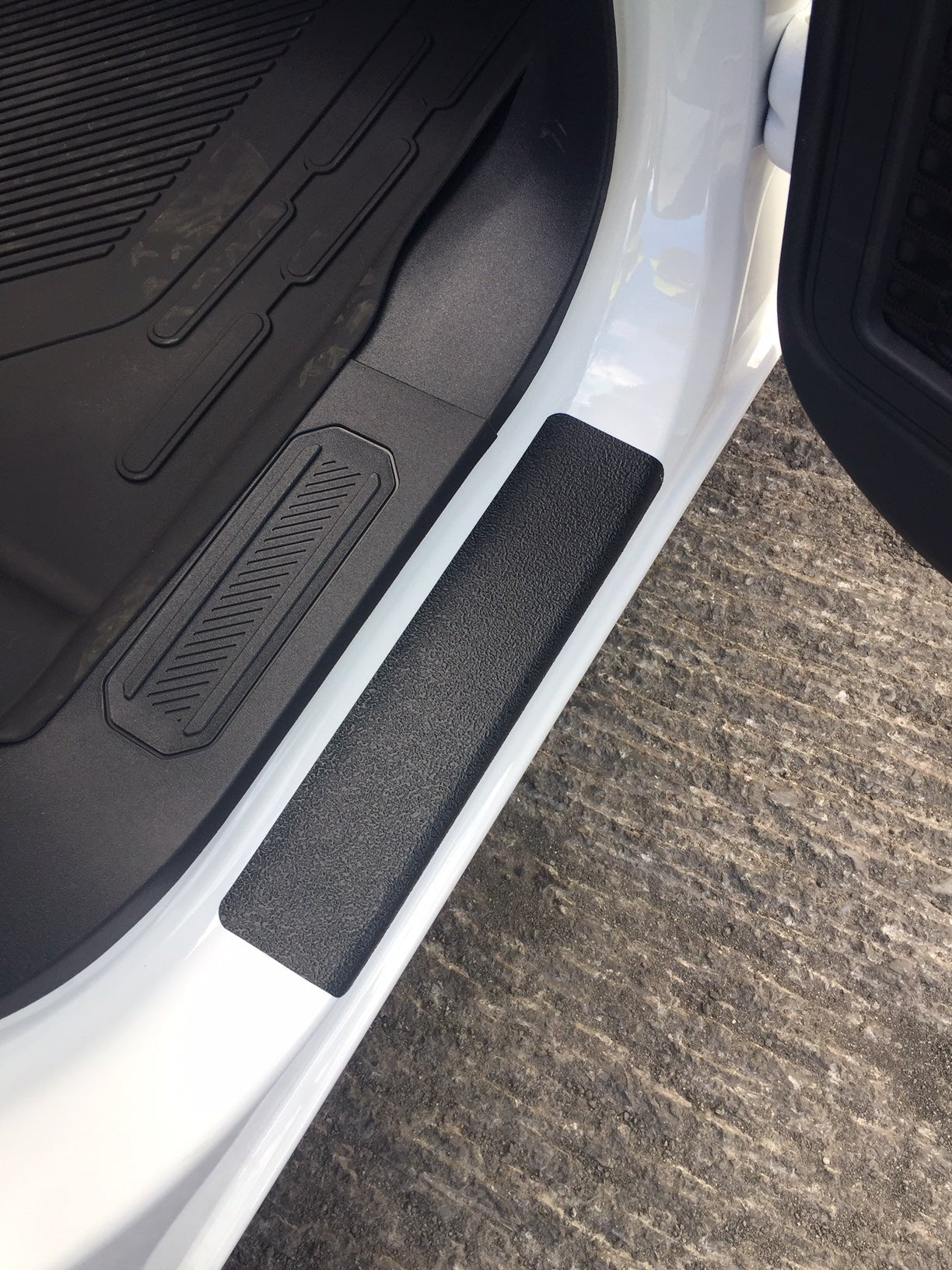 Sill Plate Protection Stone Guard Adhesive Decals for 2021 - 2024 Full Size Ford Bronco (x4) - Speedlogix