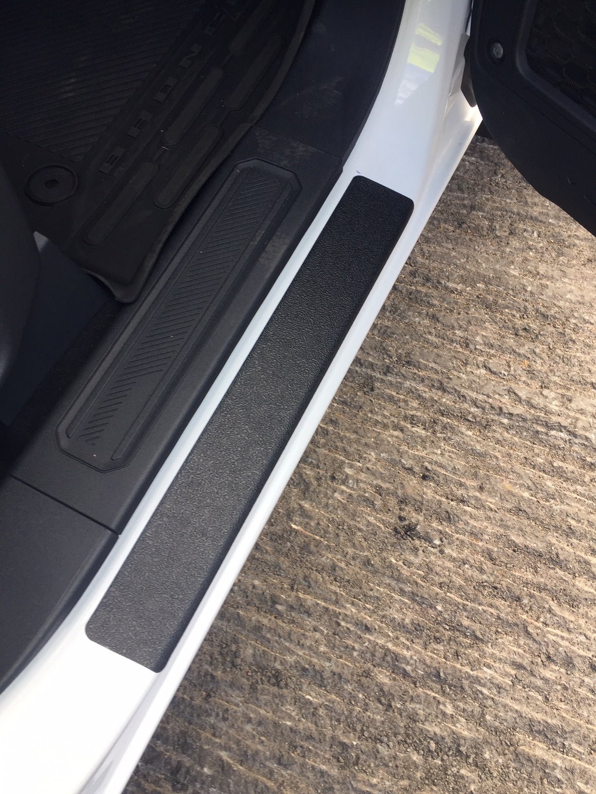 Sill Plate Protection Stone Guard Adhesive Decals for 2021 - 2025 2 Door Ford Bronco (x2) - Speedlogix