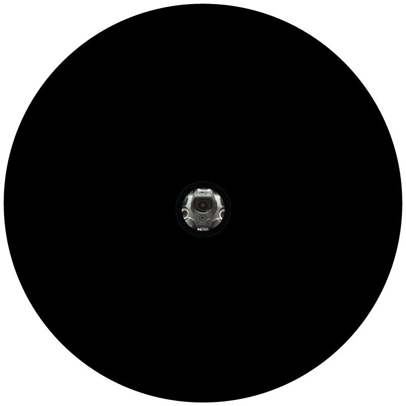 Simple Solid Black Bronco Spare Tire Cover - Speedlogix