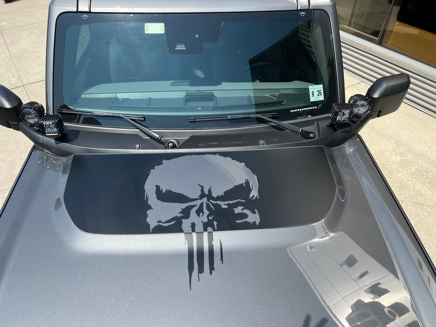 Skull Hood Decal for 2021 - 2025 Ford Bronco - Speedlogix