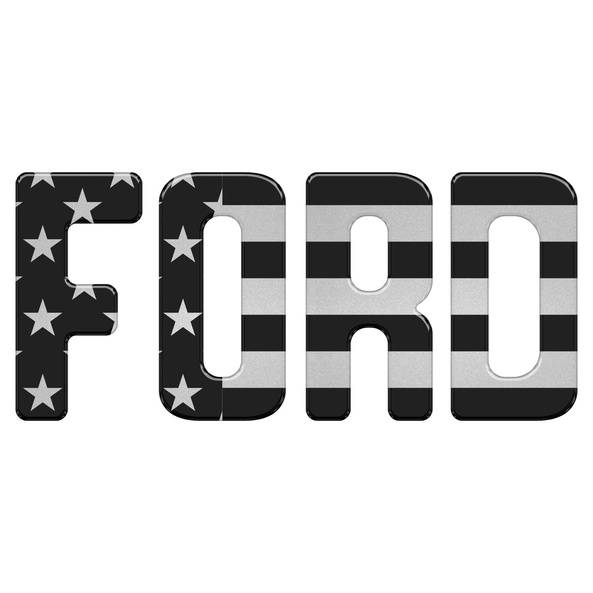 Slideout Tailgate Letter Inserts Fits 2021 - 2026 Ford Bronco - Speedlogix