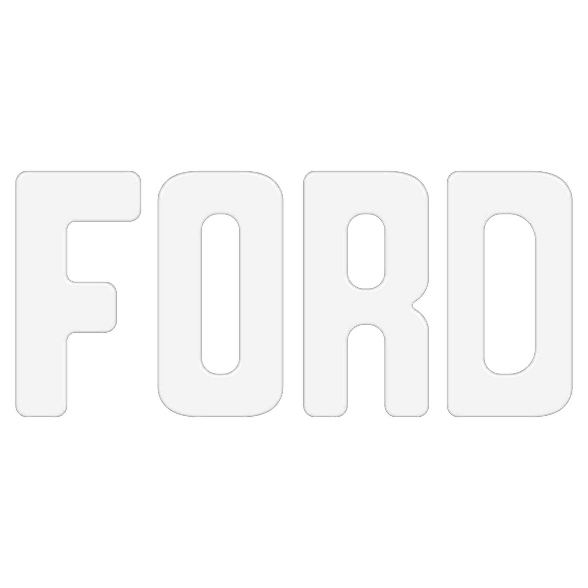 Slideout Tailgate Letter Inserts Fits 2021 - 2026 Ford Bronco - Speedlogix